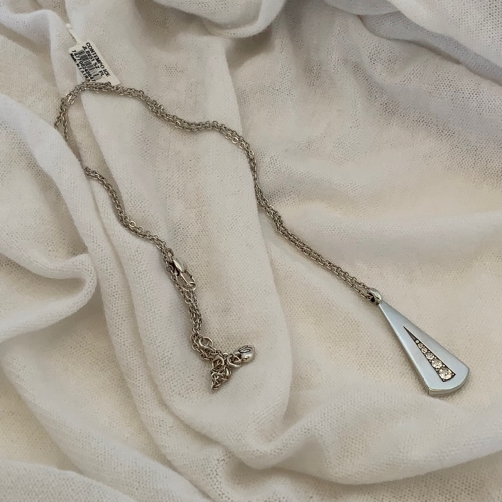 NWT Brighton Contempo Ice Trinity Necklace